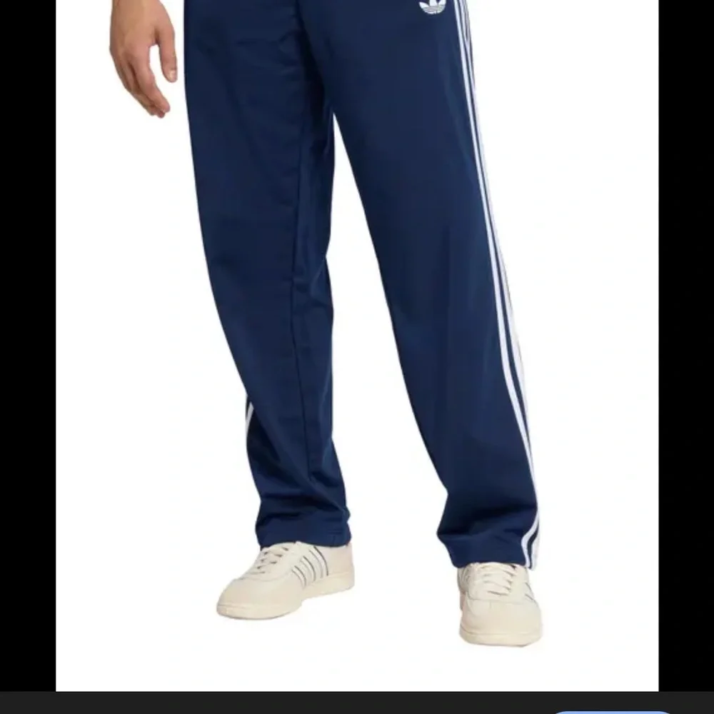 Adidas Joggers Dark Blue White Stripes Boys SZ 14-16